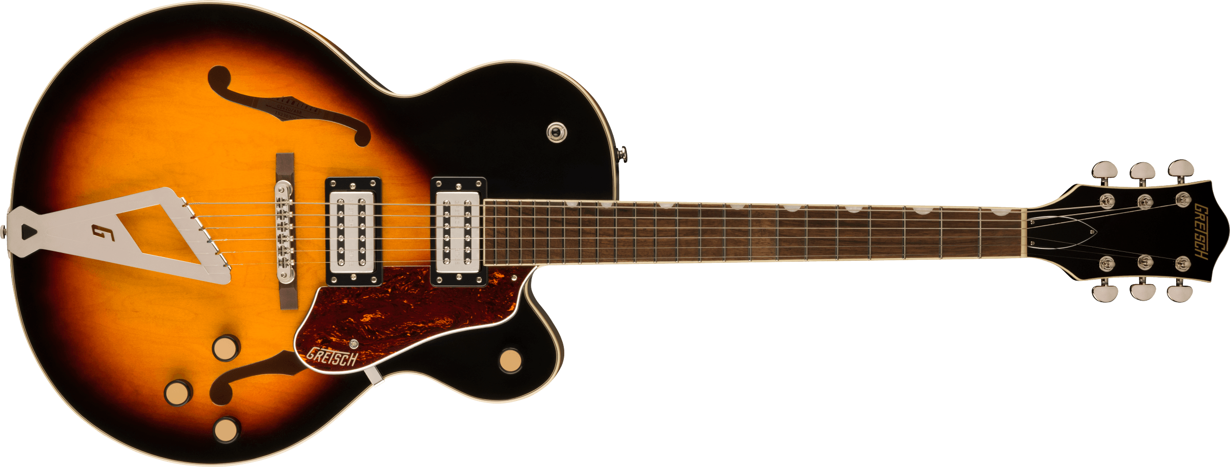 Gretsch G2420 Streamliner™ Hollow Body with Chromatic II, Laurel Fingerboard, Broad'Tron™ BT-3S Pickups, Aged Brooklyn Burst