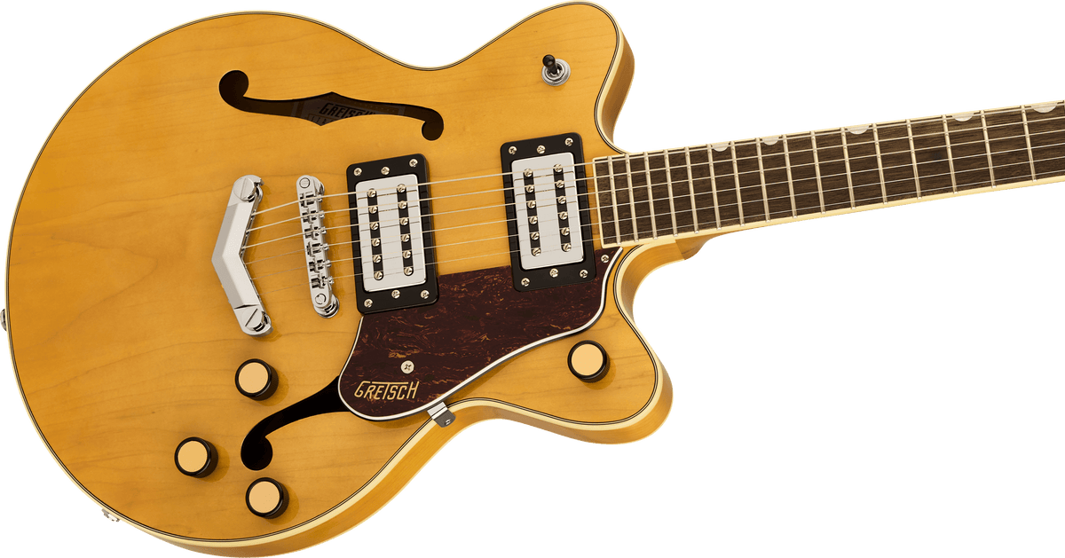 Gretsch G2655 Streamliner™ Center Block Jr. Double-Cut with V-Stoptail, Laurel Fingerboard, Village Amber