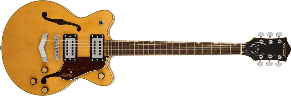 Gretsch G2655 Streamliner™ Center Block Jr. Double-Cut with V-Stoptail, Laurel Fingerboard, Village Amber