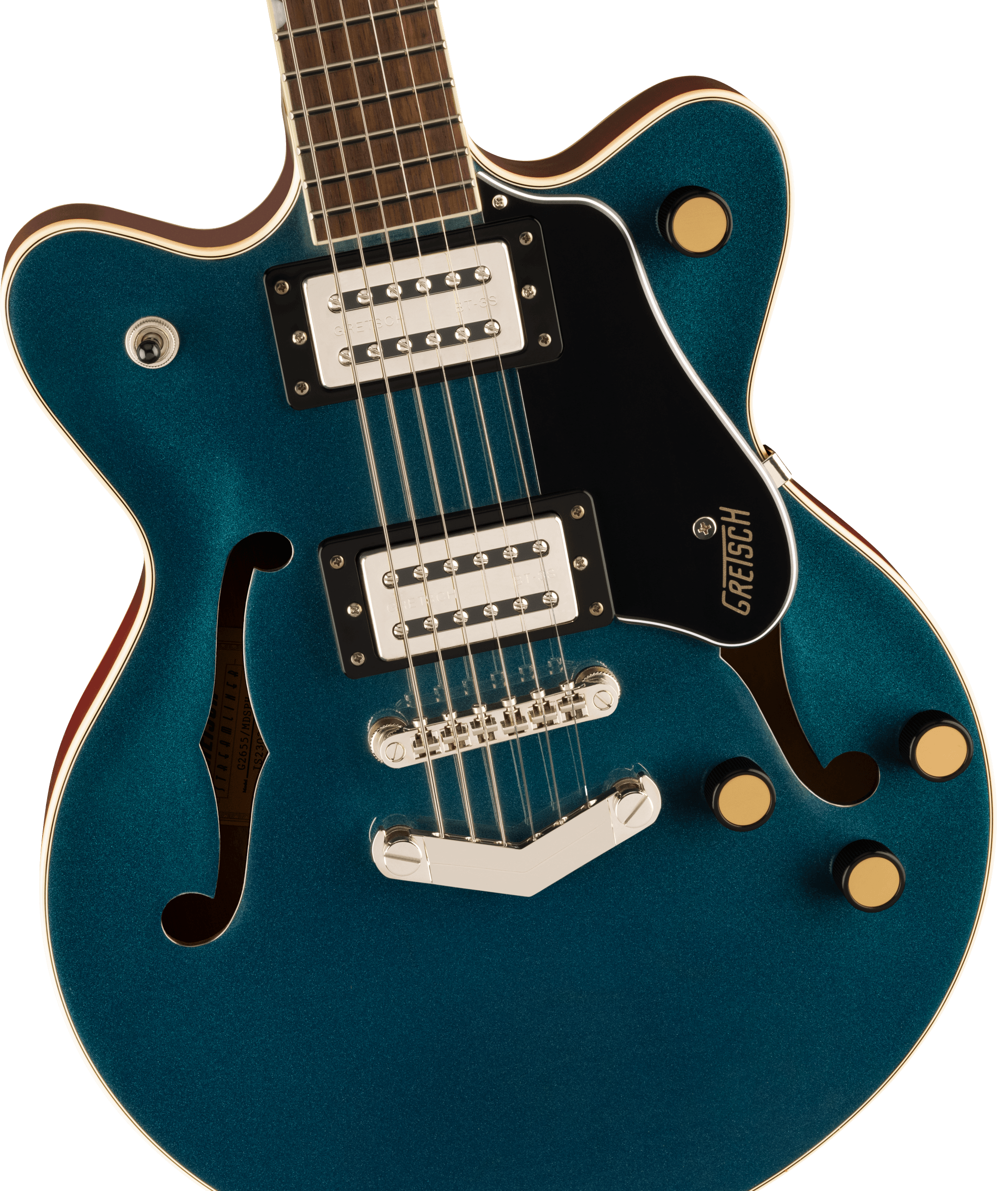 Gretsch G2655 Streamliner™ Center Block Jr. Double-Cut with V-Stoptail, Laurel Fingerboard, Midnight Sapphire