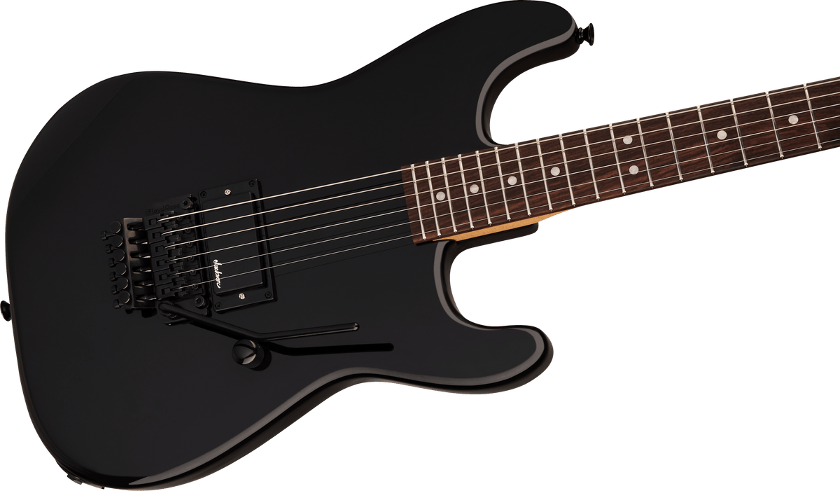 Jackson Pro Origins 1985 San Dimas SD1A H FR, Rosewood Fingerboard, Gloss Black
