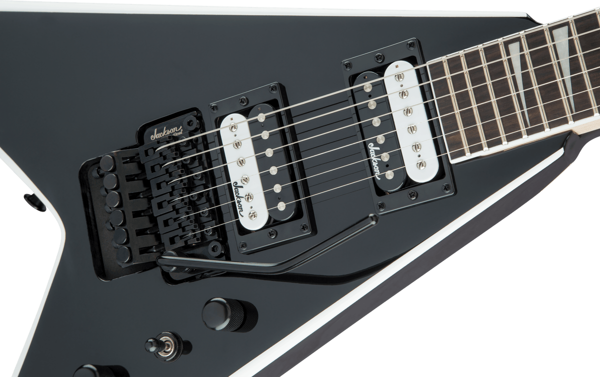Jackson - JS Series King V™ JS32- Amaranth Fingerboard- Black with White Bevels