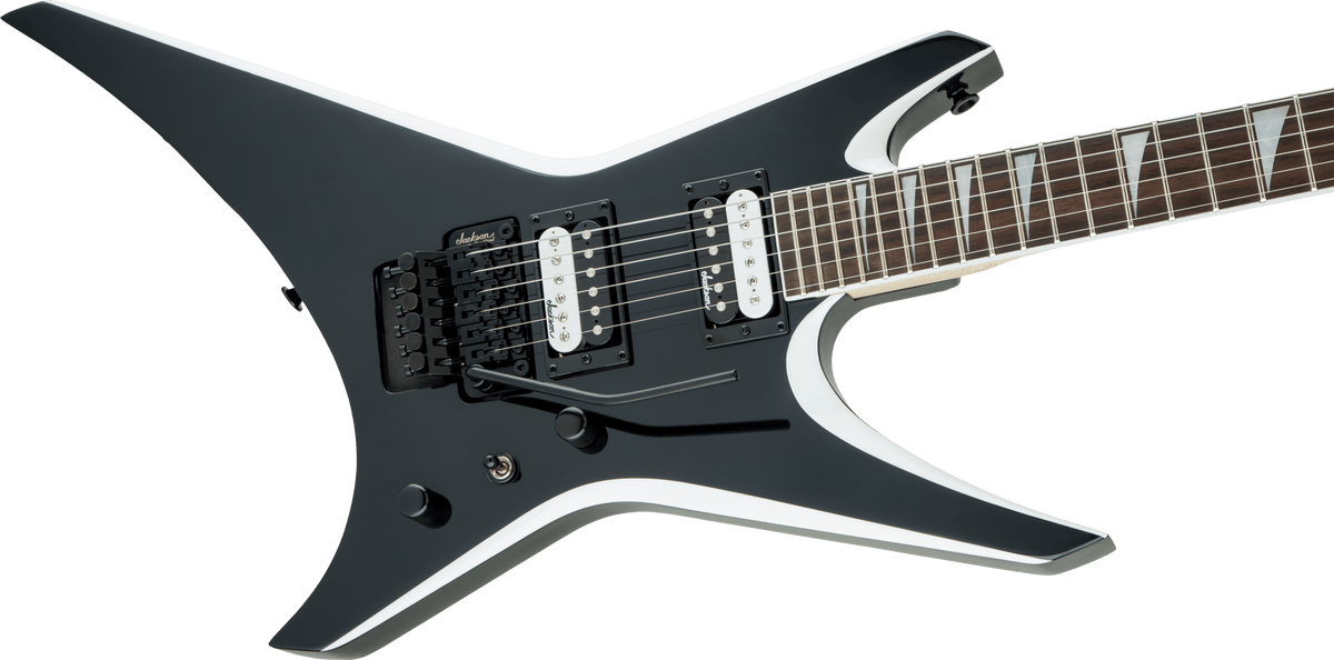 Jackson - JS Series Warrior™ JS32- Amaranth Fingerboard- Black with White Bevels