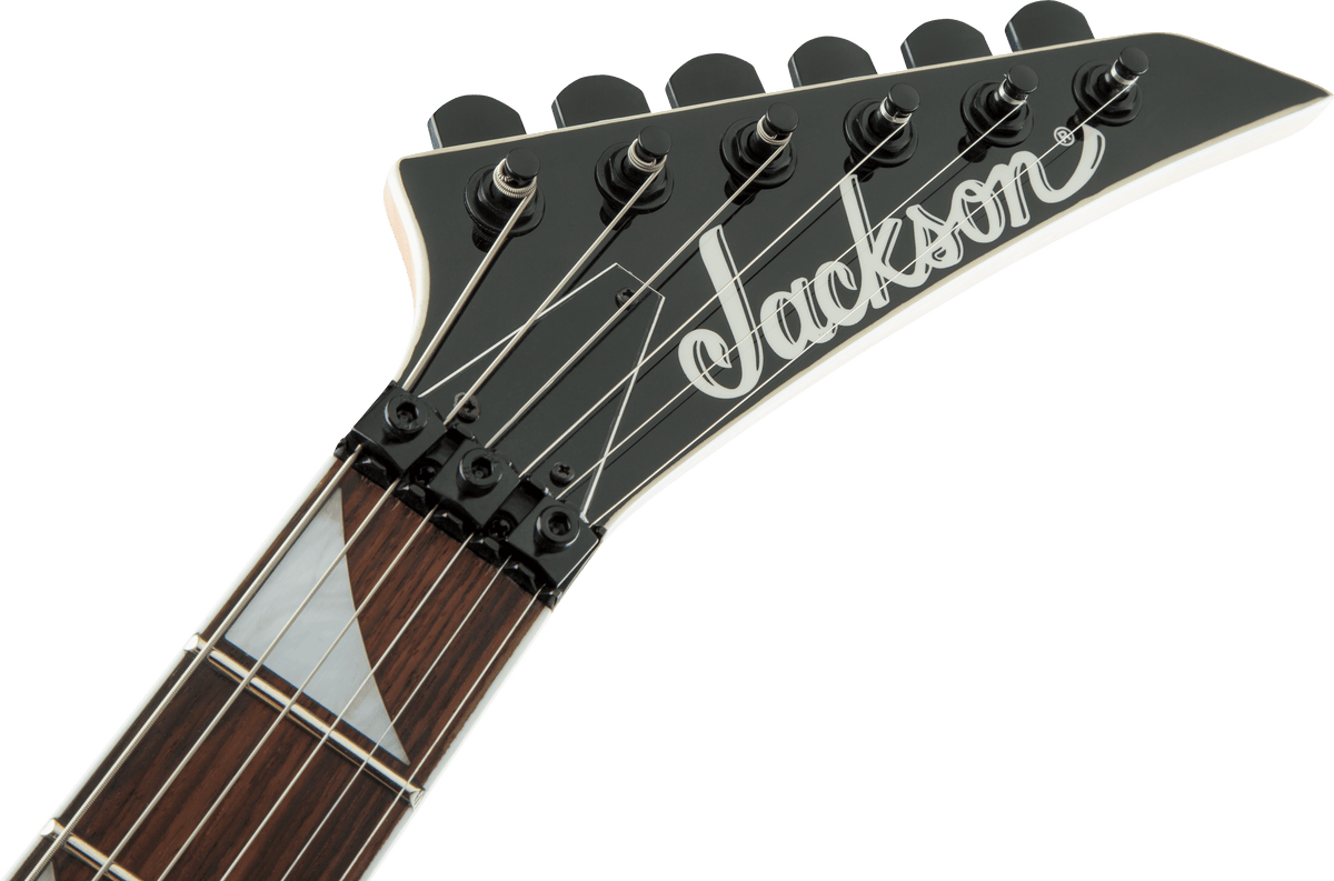 Jackson JS Series King V™ JS32, Amaranth Fingerboard, White with Black Bevels