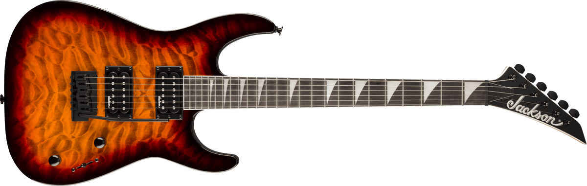 Jackson - JS Series Dinky® JS20 DKQ 2PT, Amaranth Fingerboard, Transparent Tobacco Burst -discontinued