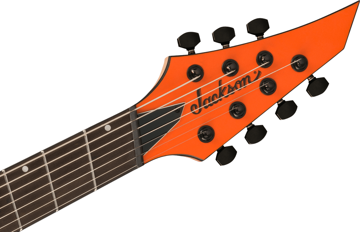 Jackson Pro Plus Series DK Modern HT7 MS, Ebony Fingerboard, Satin Orange Crush