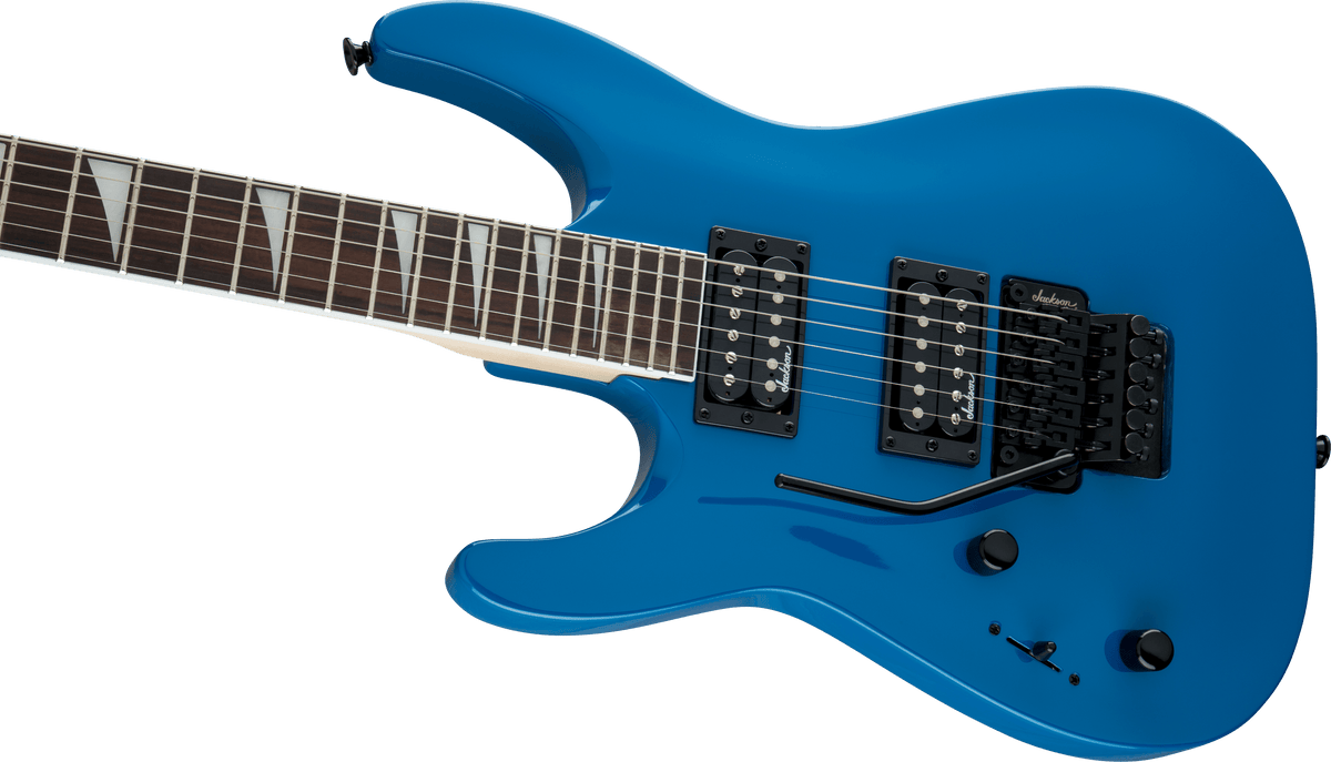 Jackson JS Series Dinky® Arch Top JS32 DKA LH, Amaranth Fingerboard, Bright Blue