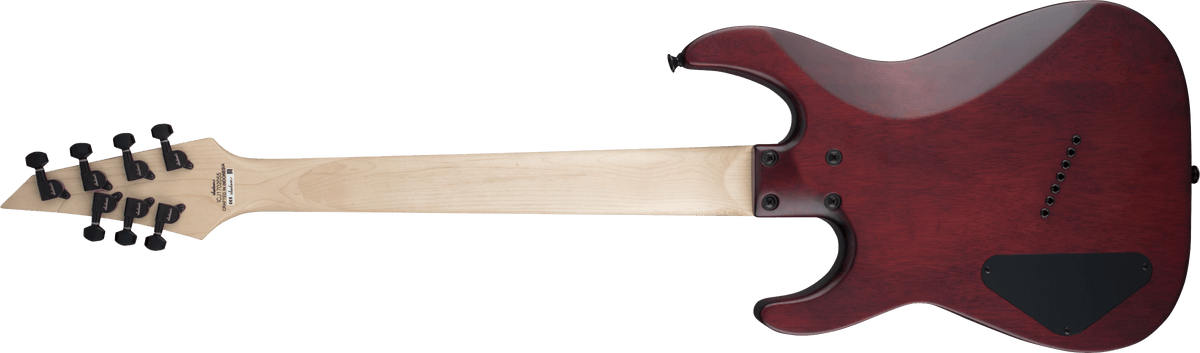 Jackson X Series Dinky® Arch Top DKAF7 MS, Laurel Fingerboard, Multi-Scale, Stained Mahogany