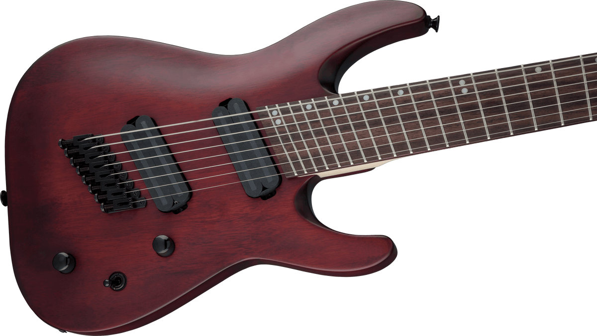 Jackson X Series Dinky® Arch Top DKAF8 MS, Laurel Fingerboard, Multi-Scale, Stained Mahogany