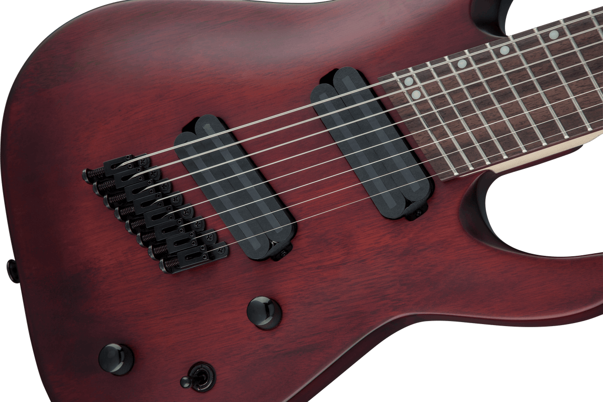 Jackson X Series Dinky® Arch Top DKAF8 MS, Laurel Fingerboard, Multi-Scale, Stained Mahogany