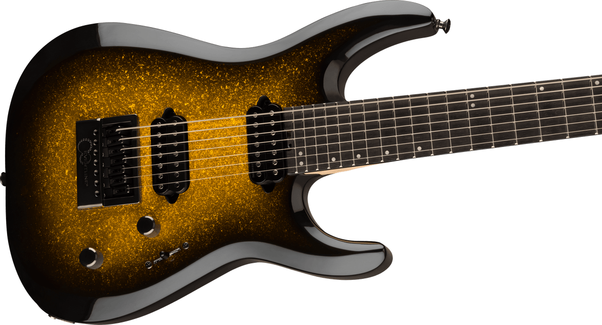 Jackson Pro Plus Series DK Modern EVTN7, Ebony Fingerboard, Gold Sparkle