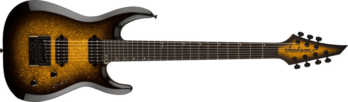 Jackson Pro Plus Series DK Modern EVTN7, Ebony Fingerboard, Gold Sparkle