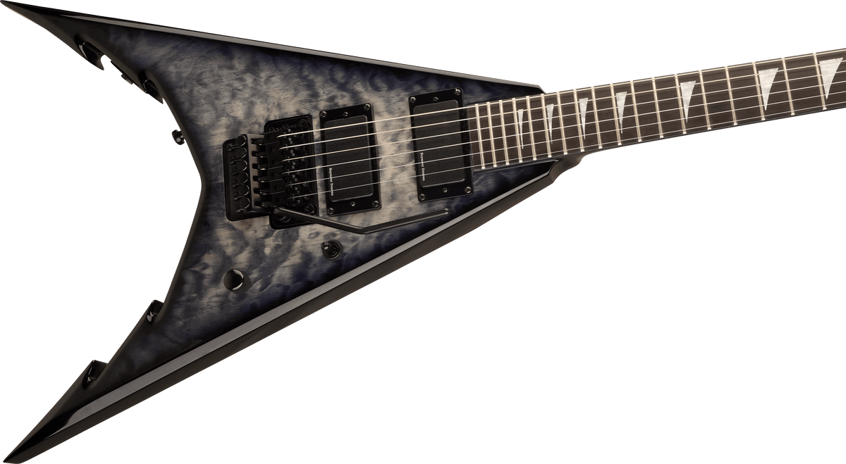 Jackson Pro Series Signature Corey Beaulieu King V™ KV6Q, Ebony Fingerboard, Transparent Black