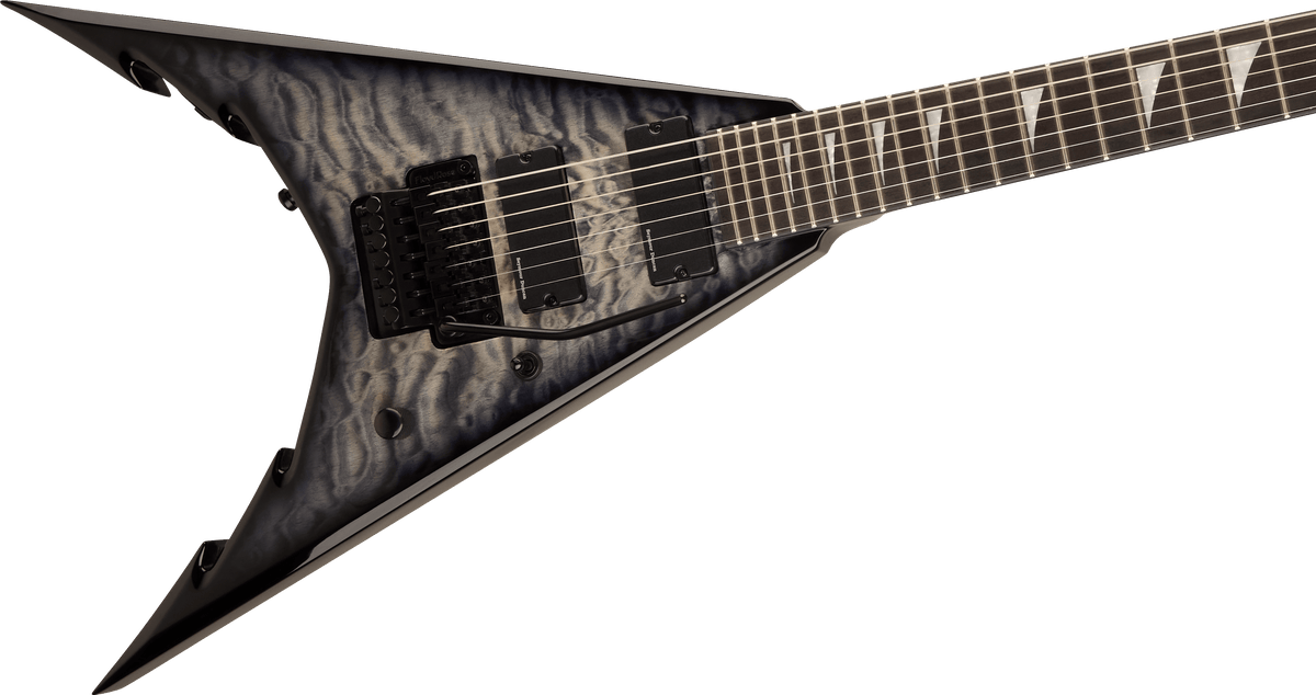 Jackson Pro Series Signature Corey Beaulieu King V™ KV7Q, Ebony Fingerboard, Transparent Black