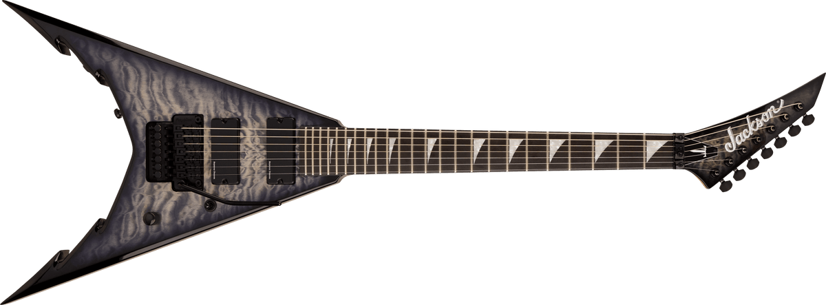 Jackson Pro Series Signature Corey Beaulieu King V™ KV7Q, Ebony Fingerboard, Transparent Black