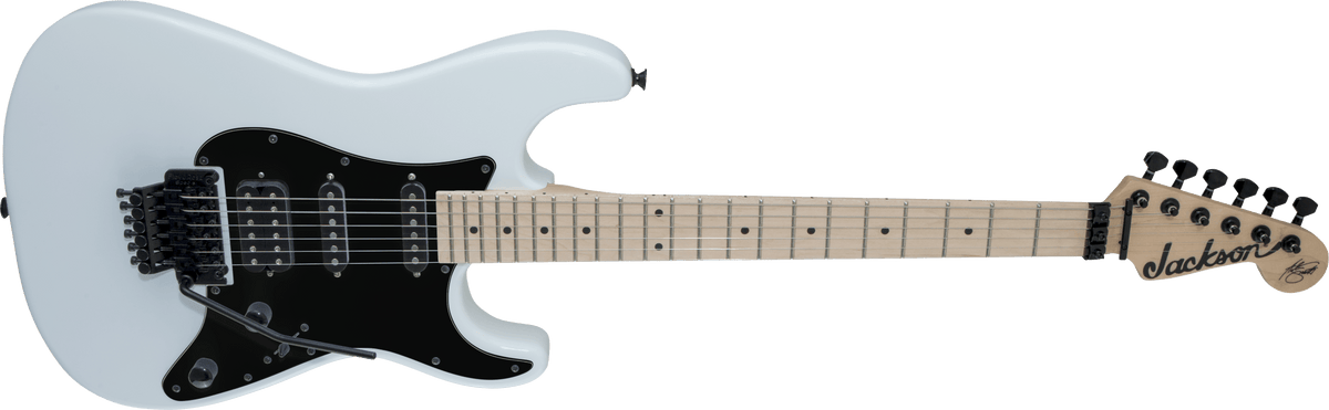 Jackson X Series Signature Adrian Smith SDXM, Maple Fingerboard, Snow White with Black Pickguard