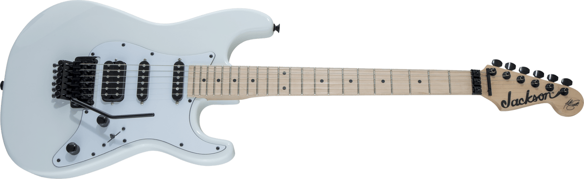 Jackson X Series Signature Adrian Smith SDXM, Maple Fingerboard, Snow White with White Pickguard