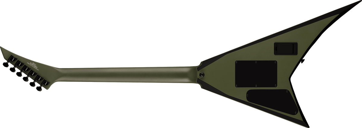 Jackson X Series Rhoads RRX24, Laurel Fingerboard, Matte Army Drab with Black Bevels