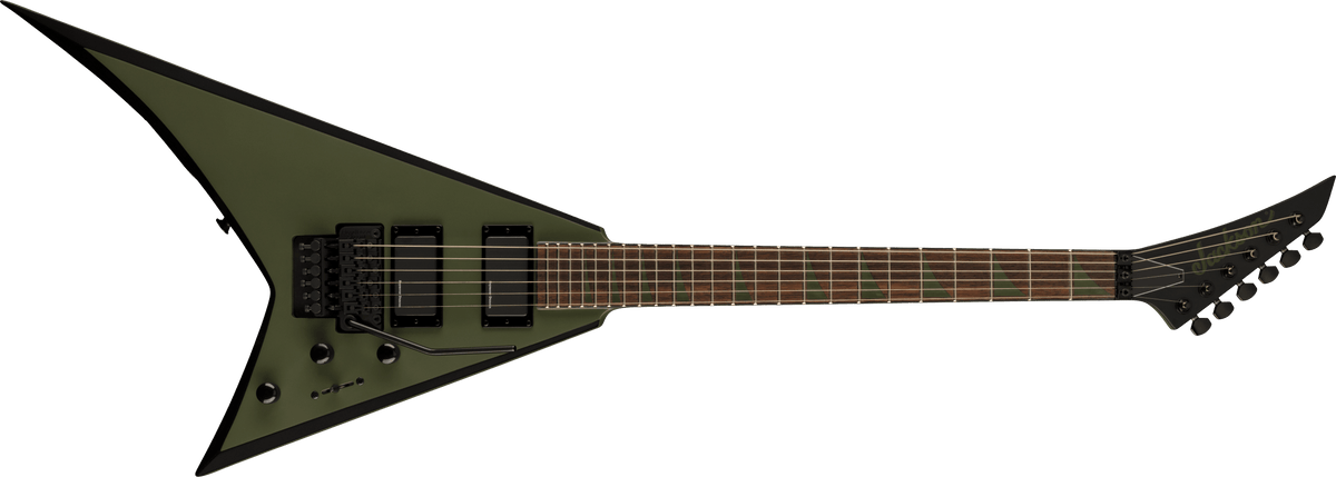 Jackson X Series Rhoads RRX24, Laurel Fingerboard, Matte Army Drab with Black Bevels
