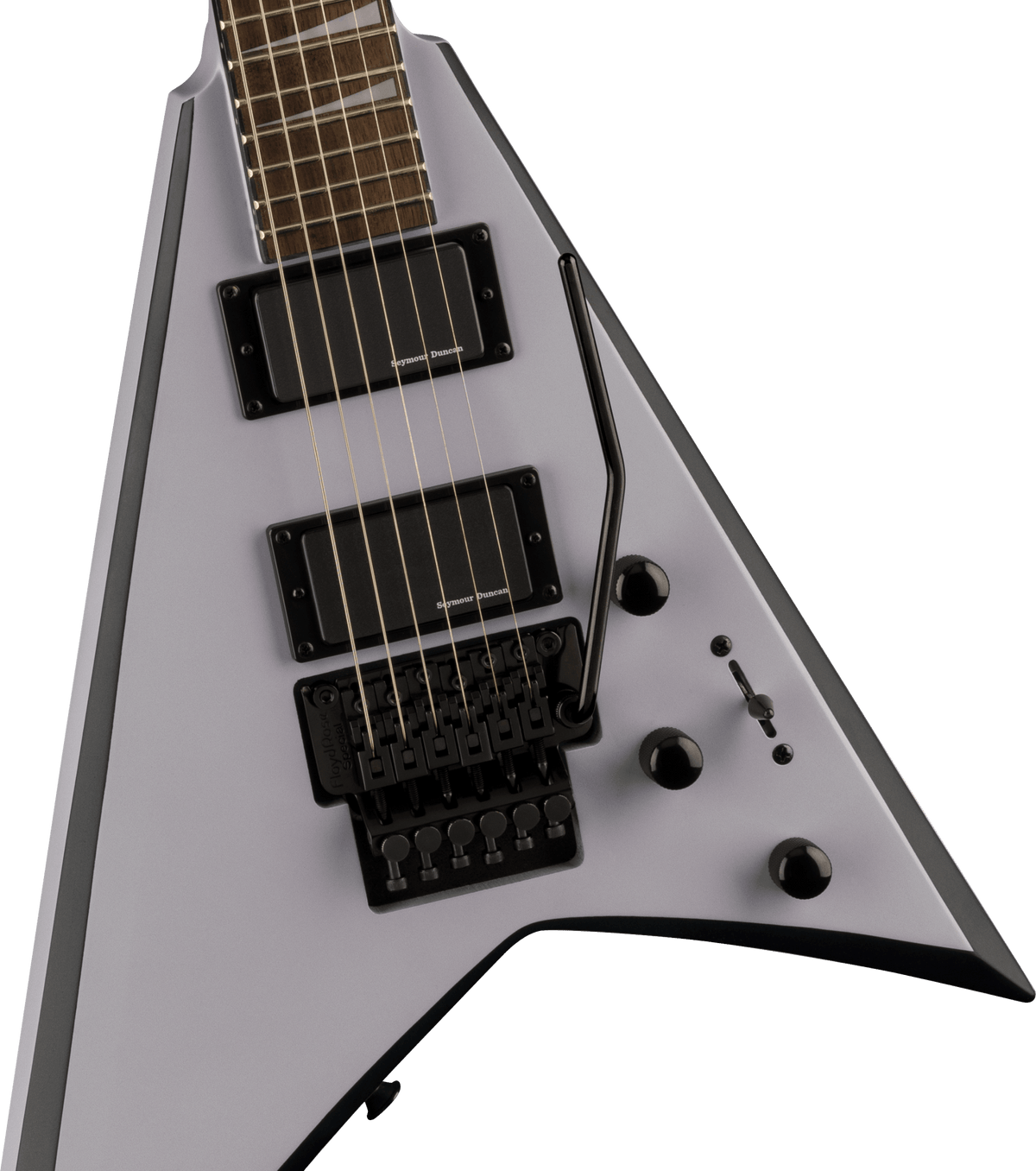 Jackson X Series Rhoads RRX24, Laurel Fingerboard, Battleship Gray with Black Bevels