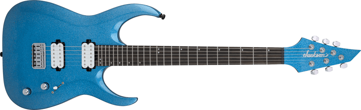 Jackson Pro Series Signature Misha Mansoor Juggernaut HT6, Ebony Fingerboard, Blue Sparkle