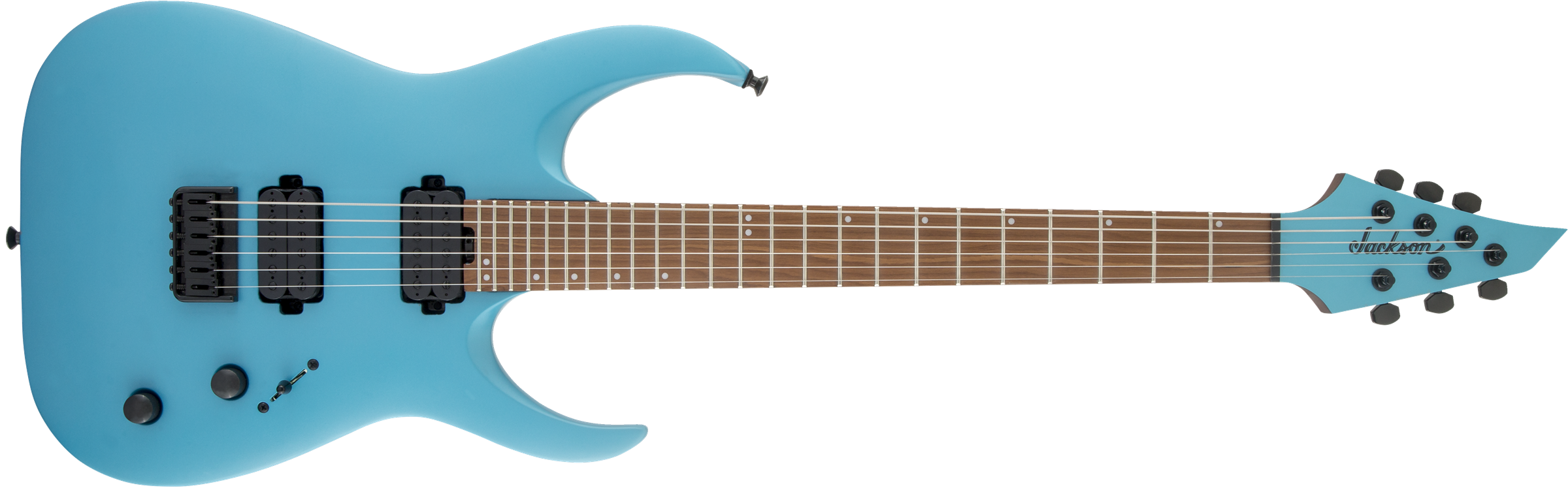 Jackson -  Pro Series Signature Misha Mansoor Juggernaut HT6, Caramelized Maple Fingerboard, Matte Blue Frost