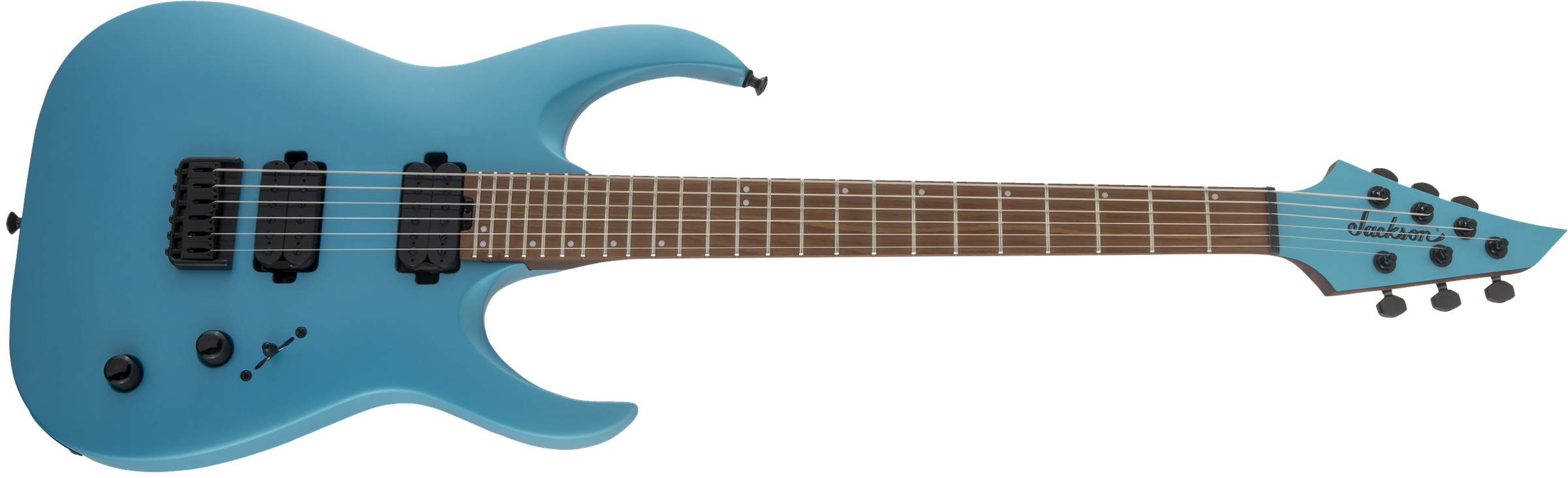 Jackson -  Pro Series Signature Misha Mansoor Juggernaut HT6, Caramelized Maple Fingerboard, Matte Blue Frost