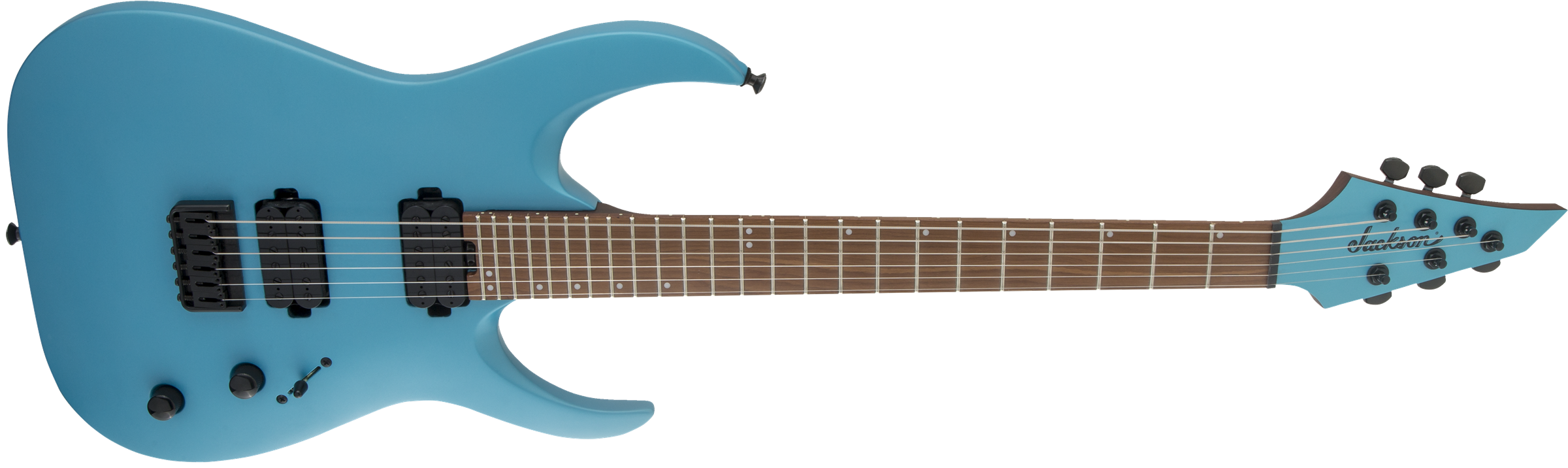 Jackson -  Pro Series Signature Misha Mansoor Juggernaut HT6, Caramelized Maple Fingerboard, Matte Blue Frost