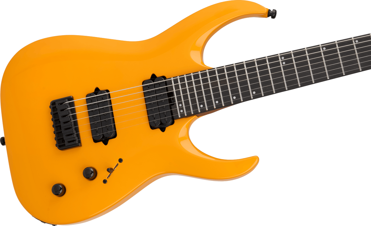 Jackson Pro Series Signature Misha Mansoor Juggernaut HT7, Ebony Fingerboard, Signal Yellow