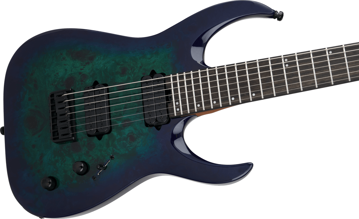 Jackson Pro Plus Series Signature Misha Mansoor Juggernaut HT7P, Ebony Fingerboard, Chlorine Burst