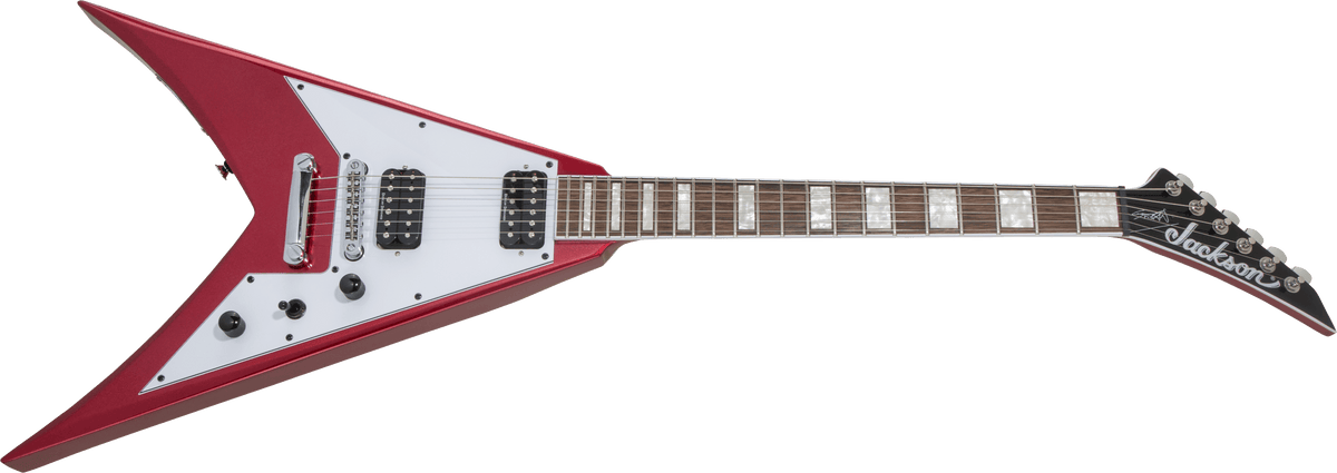Jackson X Series Signature Scott Ian King V™ KVXT, Laurel Fingerboard, Candy Apple Red