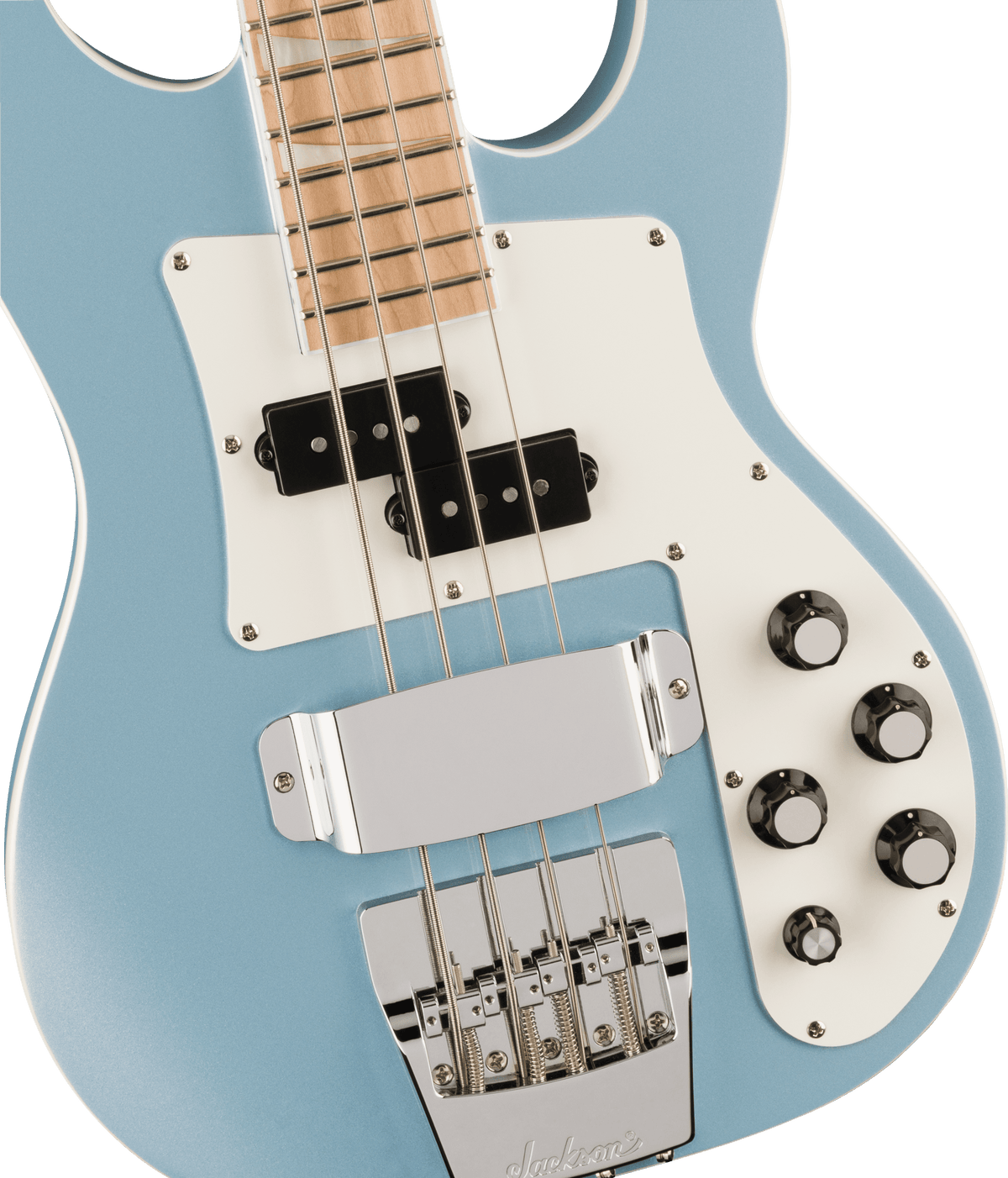 Jackson X Series Concert™ Bass CBXDX IV M, Maple Fingerboard, Ice Blue Metallic