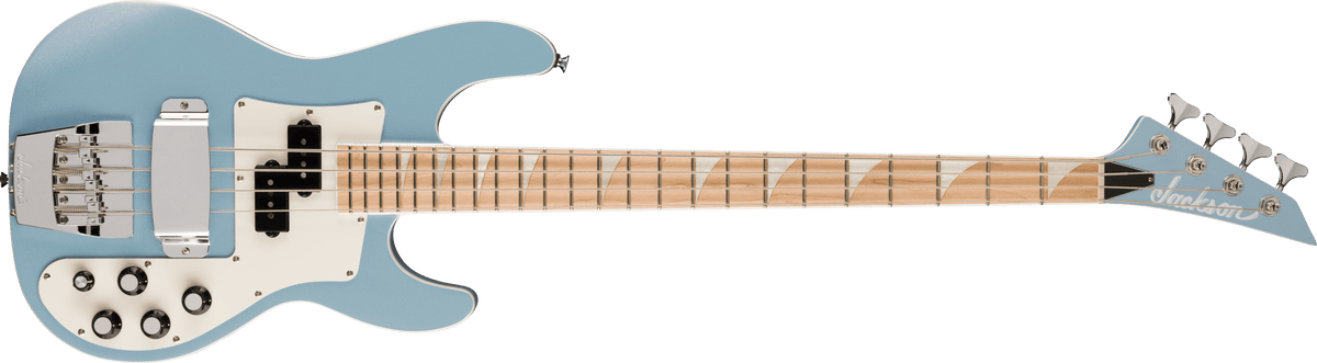 Jackson X Series Concert™ Bass CBXDX IV M, Maple Fingerboard, Ice Blue Metallic