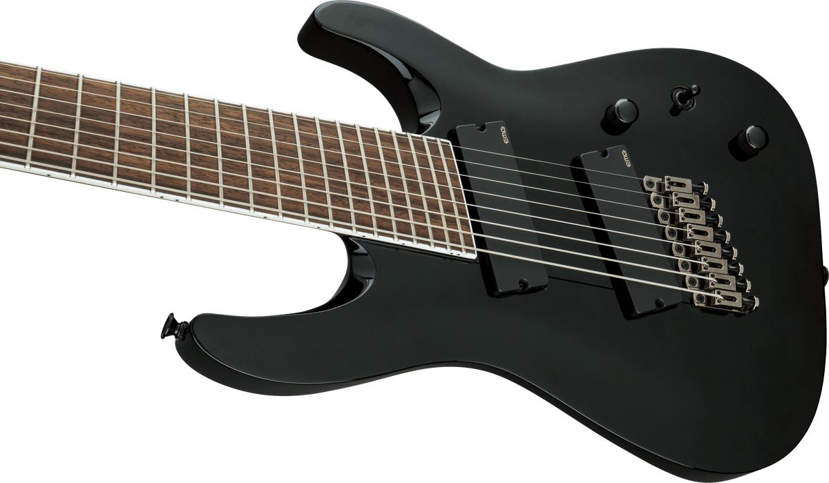 Jackson X Series Soloist™ Arch Top SLAT8 MS, Laurel Fingerboard, Multi-Scale, Gloss Black