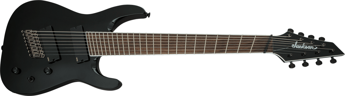 Jackson X Series Soloist™ Arch Top SLAT8 MS, Laurel Fingerboard, Multi-Scale, Gloss Black