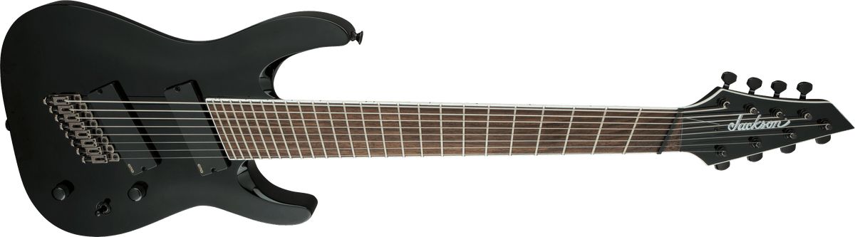 Jackson X Series Soloist™ Arch Top SLAT8 MS, Laurel Fingerboard, Multi-Scale, Gloss Black