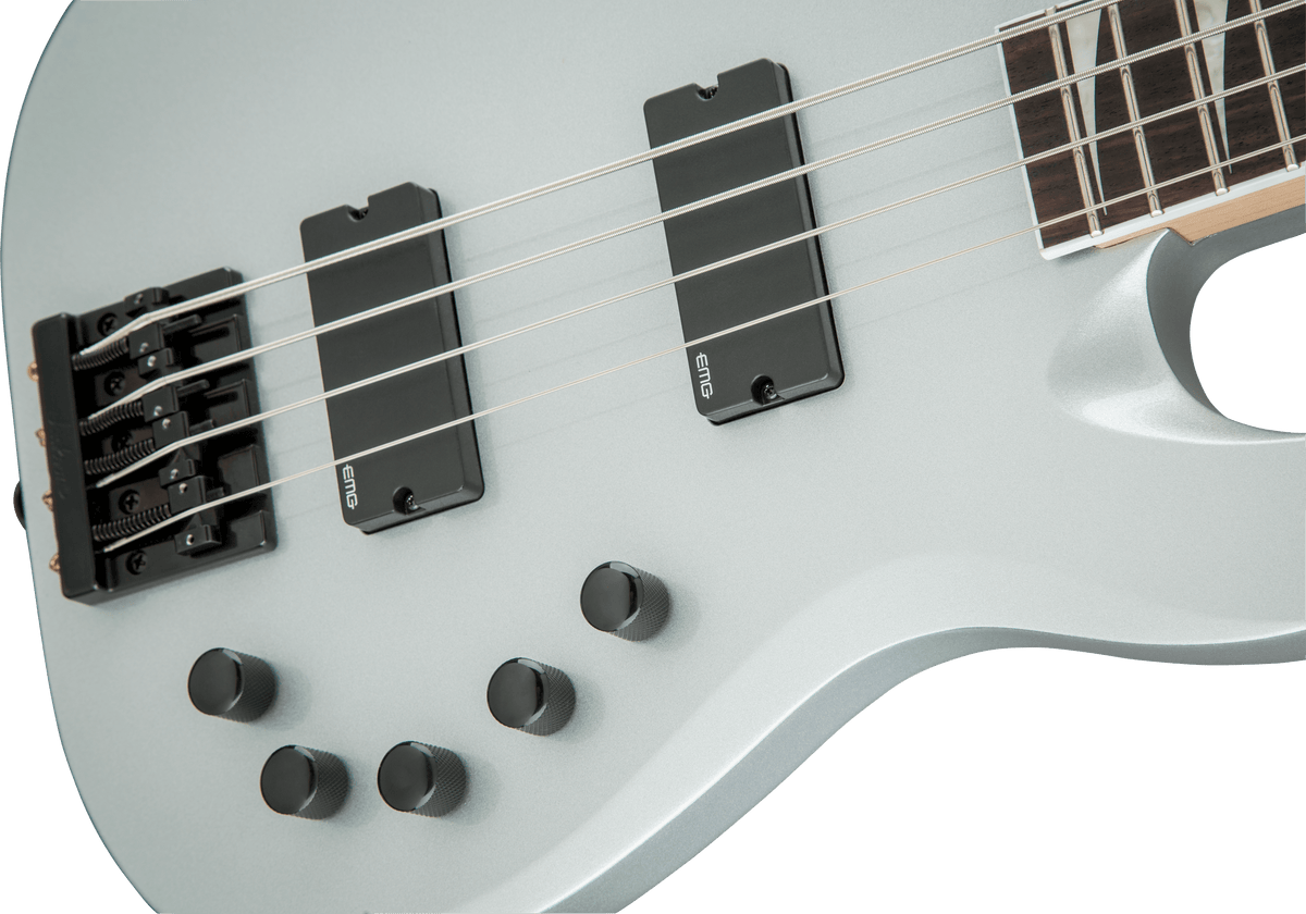 Jackson X Series Signature David Ellefson Concert™ Bass CBX IV, Laurel Fingerboard, Quicksilver