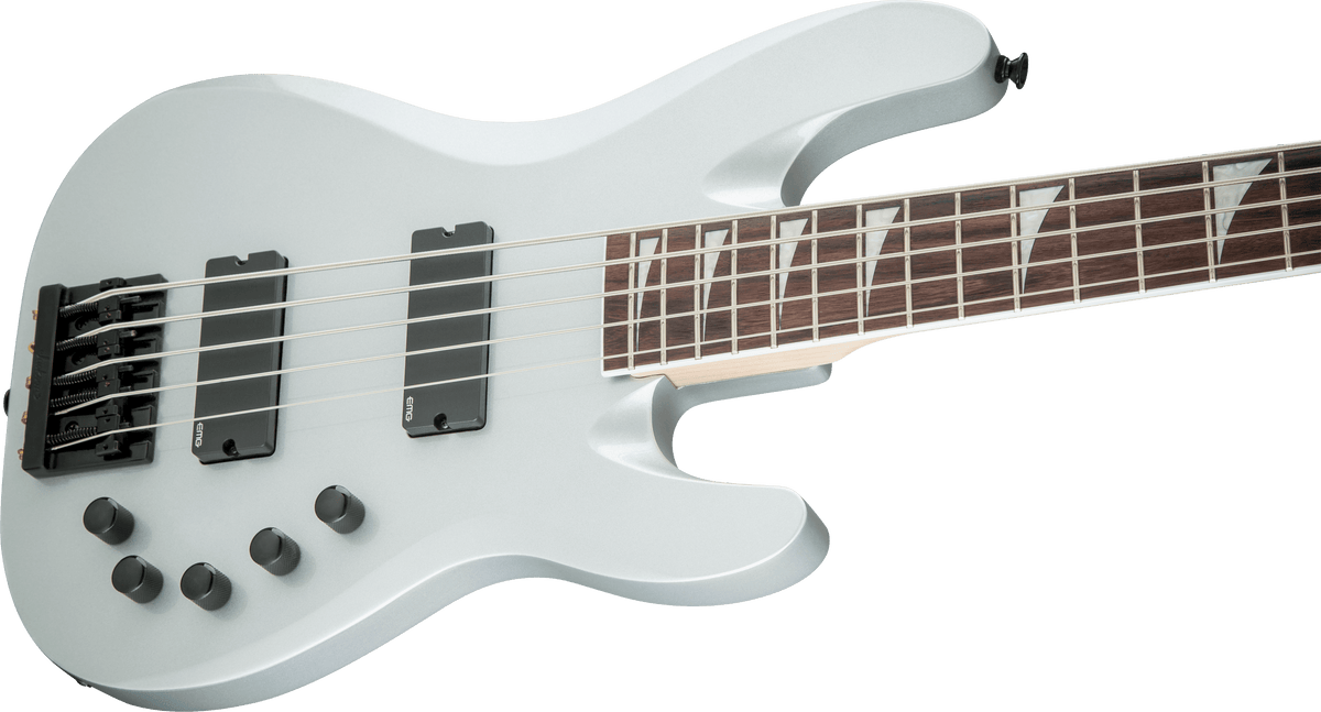 Jackson X Series Signature David Ellefson Concert™ Bass CBX V, Laurel Fingerboard, Quicksilver