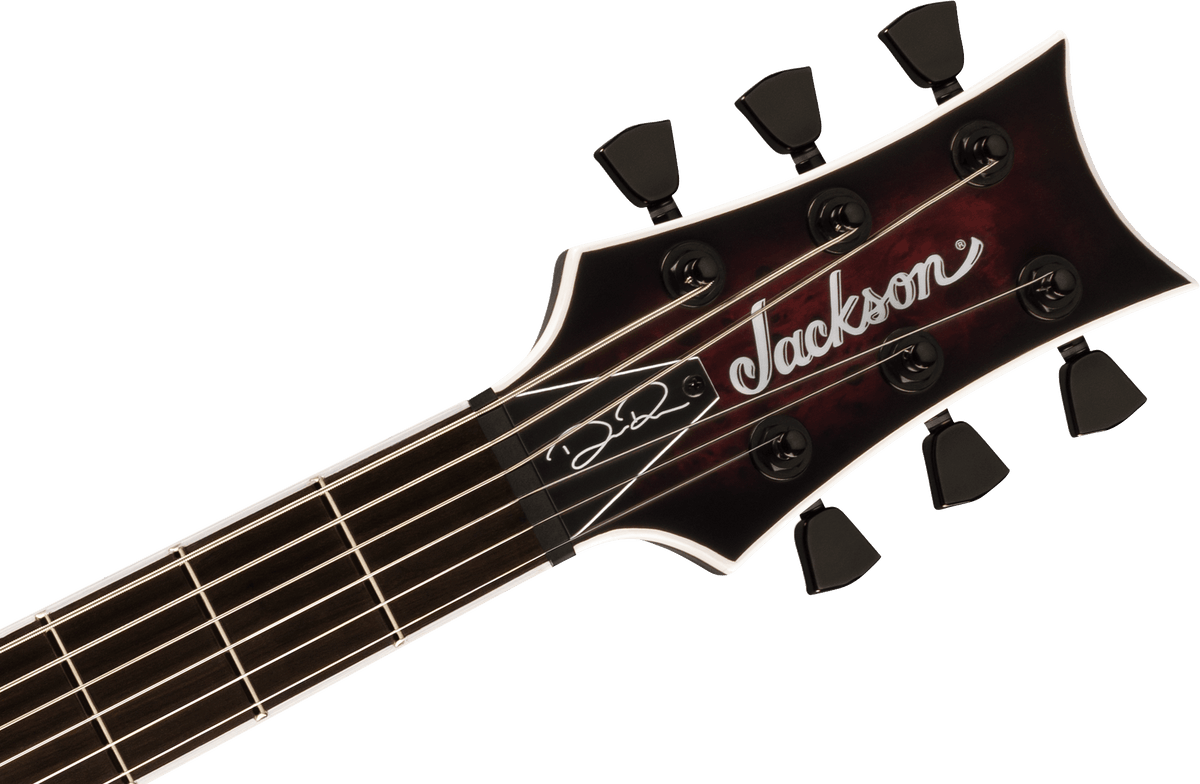 Jackson Pro Series Signature Diamond Rowe DR12MG EVTN6, Ebony Fingerboard, Dark Rose