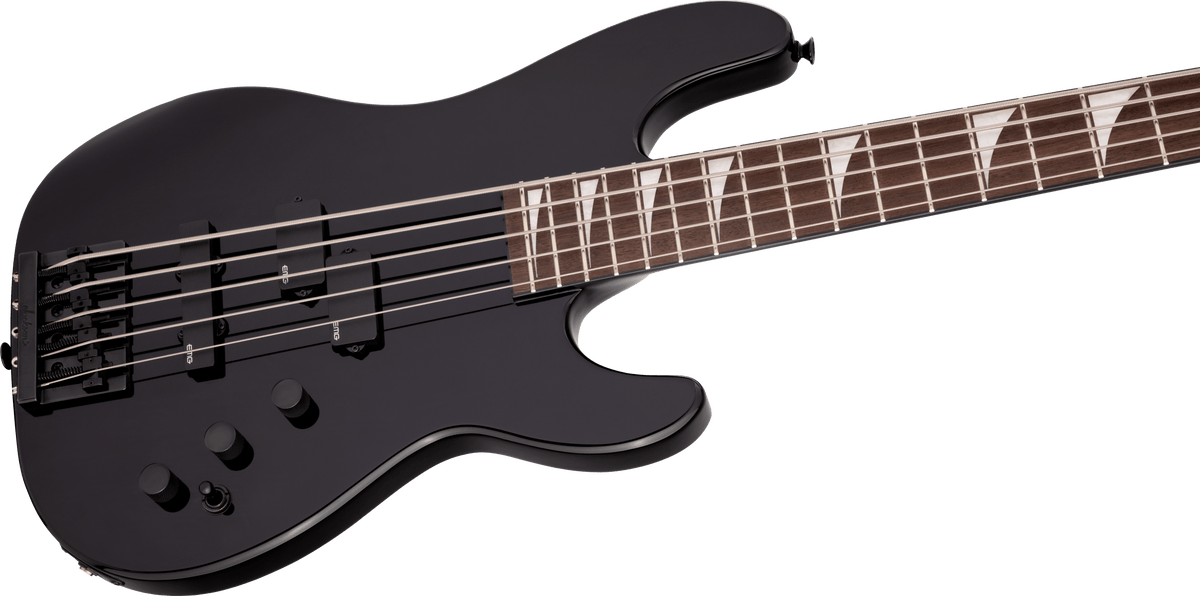 Jackson X Series Signature David Ellefson 30th Anniversary Concert™ Bass CBX V, Laurel Fingerboard, Gloss Black