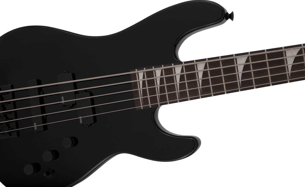 Jackson X Series Signature David Ellefson 30th Anniversary Concert™ Bass CBX V, Laurel Fingerboard, Gloss Black
