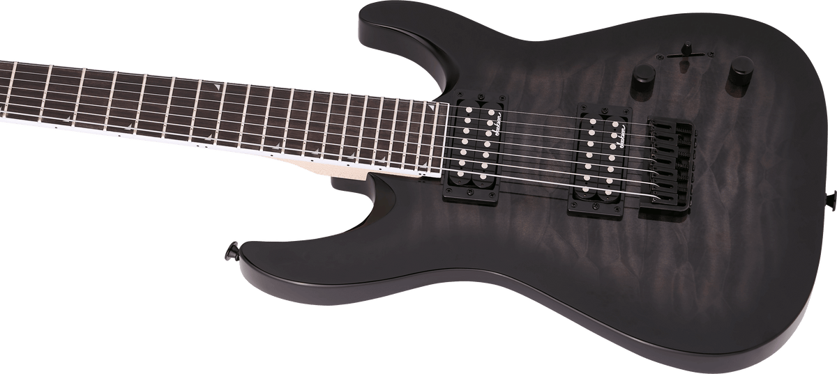 Jackson - JS Series Dinky™ Arch Top JS22Q-7 DKA HT- Amaranth Fingerboard- Transparent Black Burst