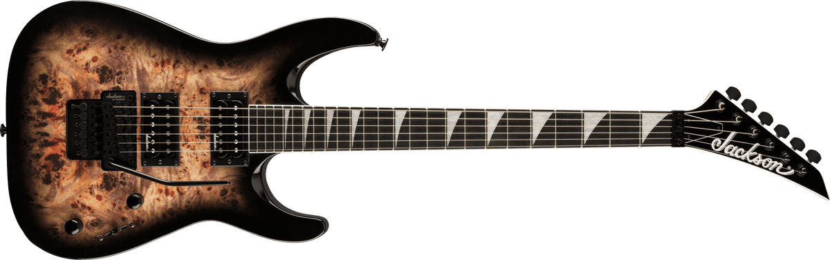 Jackson JS Series Dinky® JS32 DKAP, Amaranth Fingerboard, Transparent Black Burst