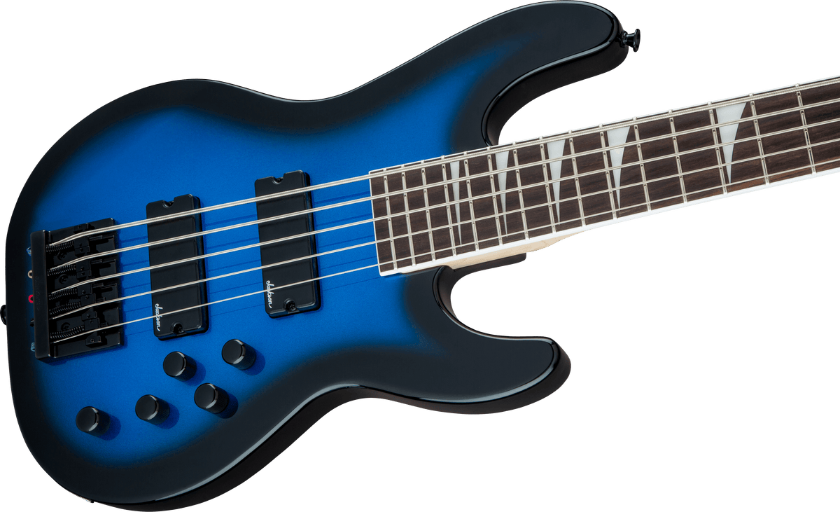 Jackson -  JS Series Concert™ Bass JS3V, Amaranth Fingerboard, Metallic Blue Burst