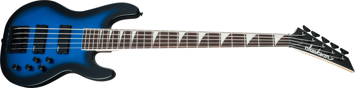 Jackson -  JS Series Concert™ Bass JS3V, Amaranth Fingerboard, Metallic Blue Burst