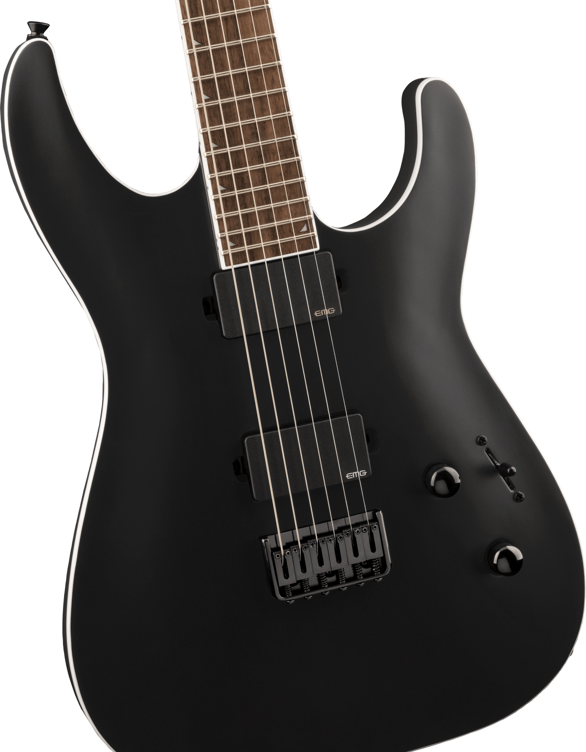 Jackson X Series Soloist™ SLA6 DX Baritone, Laurel Fingerboard, Satin Black
