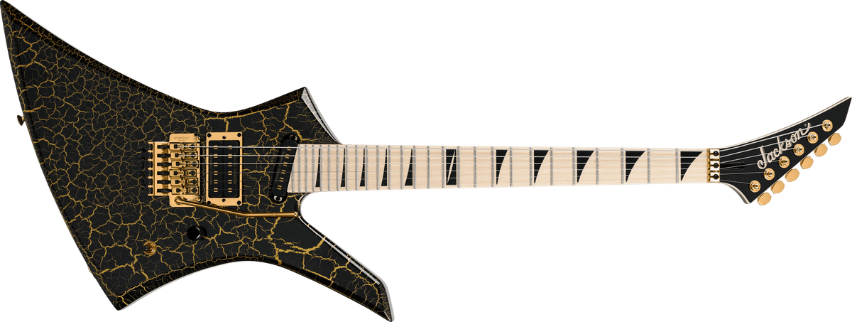 Jackson Pro Plus Series Signature Brandon Ellis Kelly™ KE27, Maple Fingerboard, Gold Crackle