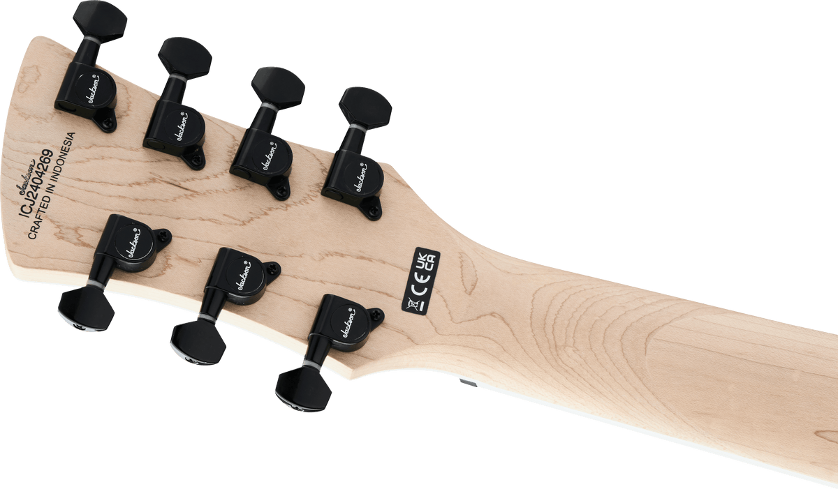 Jackson X Series Surfcaster™ SF HT7, Laurel Fingerboard, Metallic Black