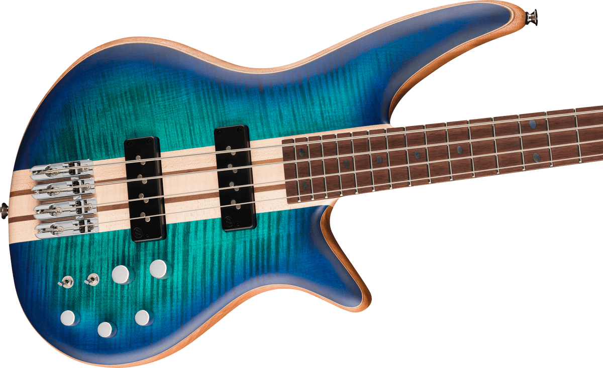 Jackson Pro Series Spectra Bass SBFM IV, Caramelized Jatoba Fingerboard, Chlorine Burst