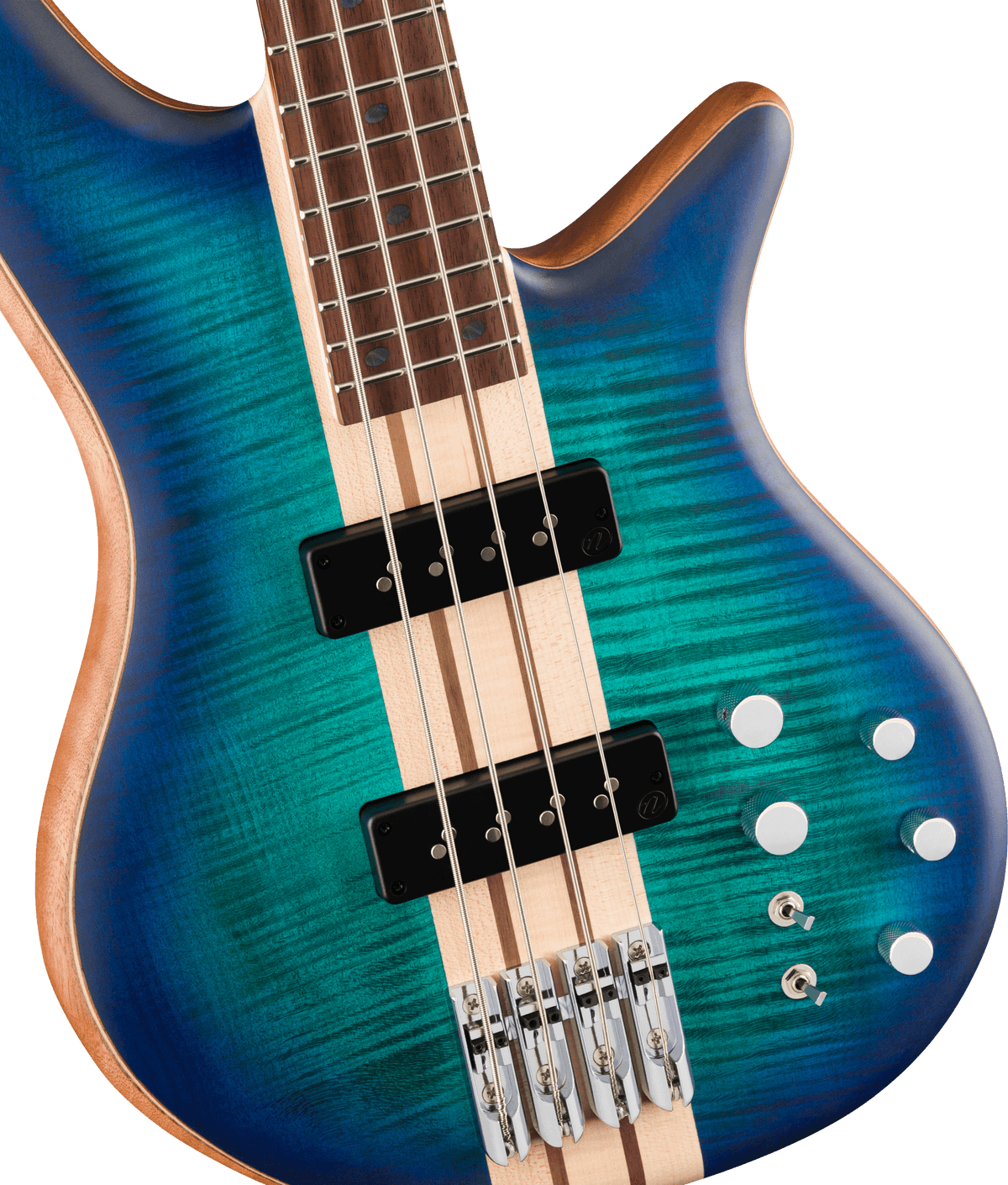 Jackson Pro Series Spectra Bass SBFM IV, Caramelized Jatoba Fingerboard, Chlorine Burst